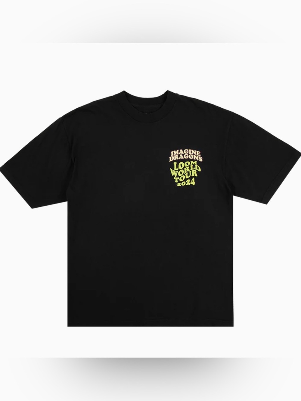 Imagine Dragons Loom Tour 2024 Band Shirt Rock Music Merch Black XL
